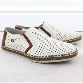 Rieker B5297-80 Valkoiset Openwork kengät valkoinen 1