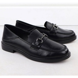 Moccasin -kengät Vinceza 18107 -koristeella musta 2