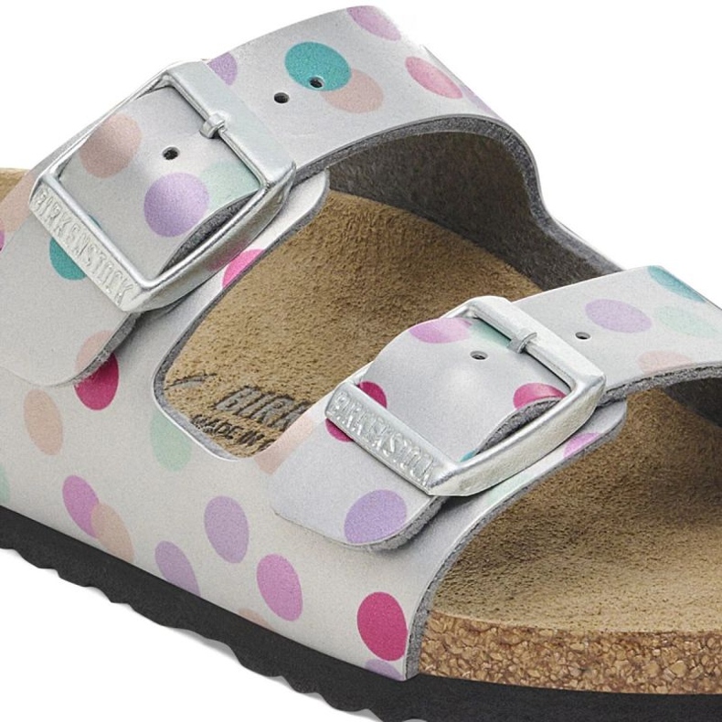 Birkenstock Arizona BS 1029805 Flops polka -pisteissä hopea 2