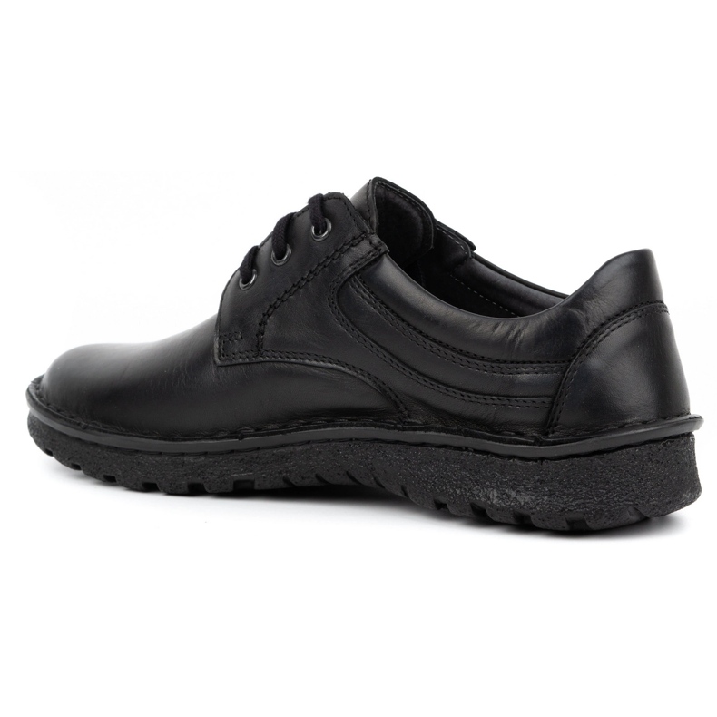 Kampol Klassiset miesten kengät 15KAM, musta nahka 1