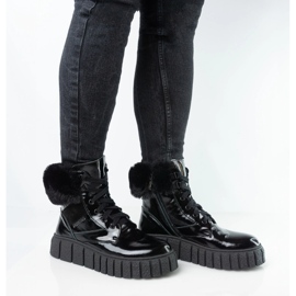 Naisten nahkaiset nahat Pollonus musta ase 5-1574-001 1