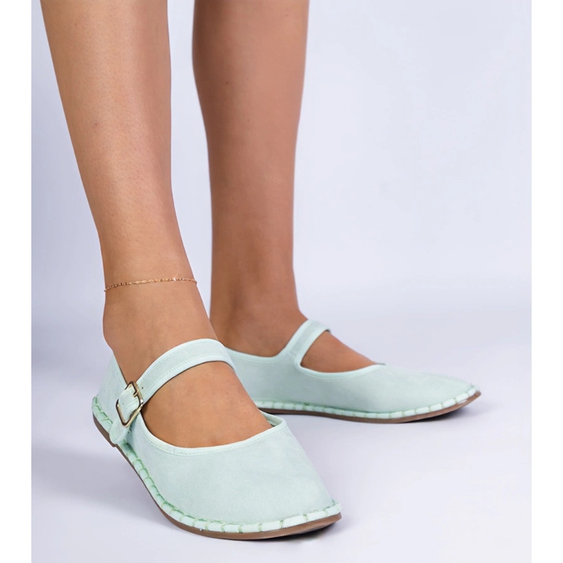 Vihreät naisten balleriinit lukkoon 1