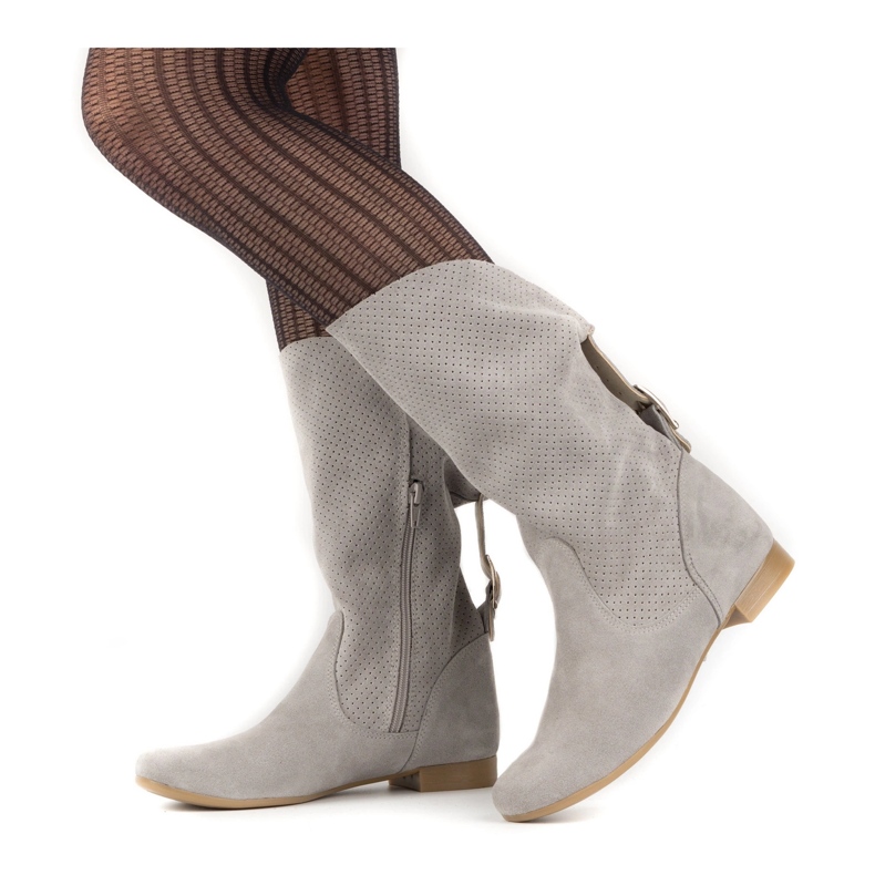 Olivier Openwork Elena saappaat harmaat 1