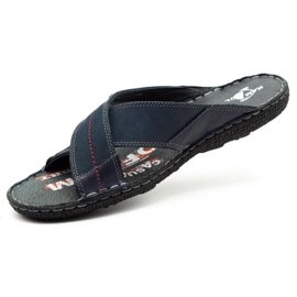 Kampol Miesten nahkatossut 200 / N tummansininen 2