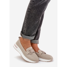 S.Barski Naisten nahkapäät alustalla S. Barski LR51-556 Beige 1