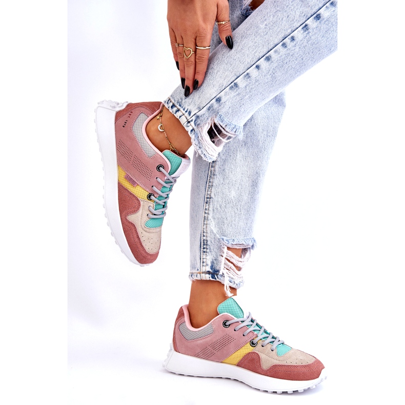 Big Star Naisten isot tähden lenkkarit vaaleanpunainen 2