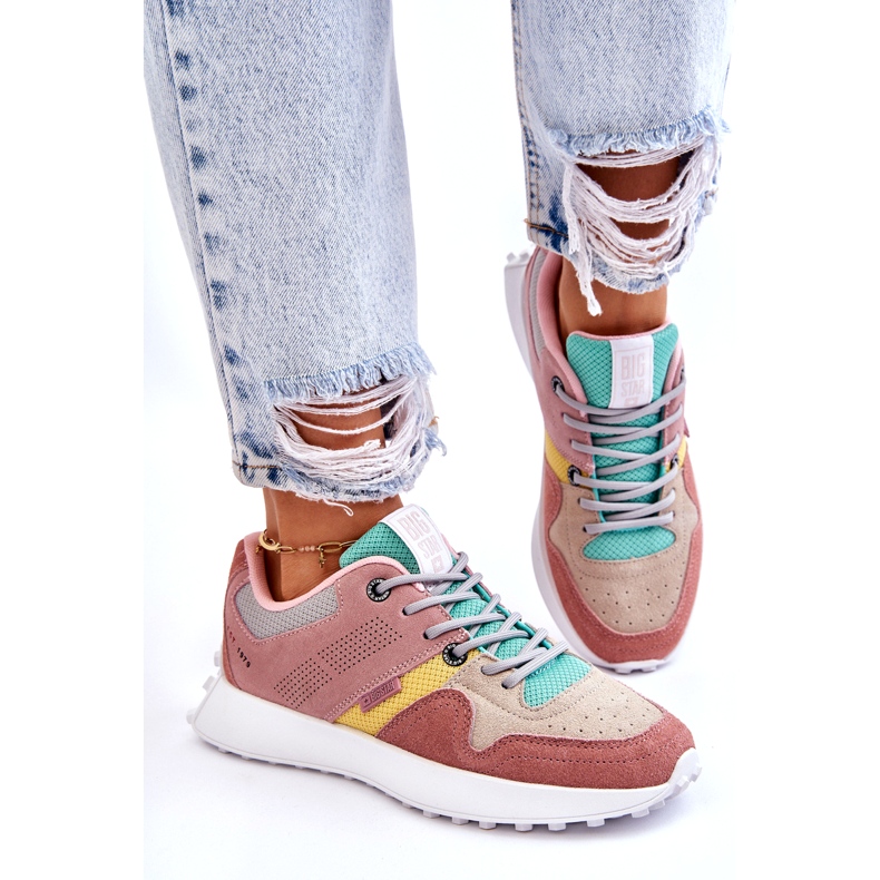 Big Star Naisten isot tähden lenkkarit vaaleanpunainen 3