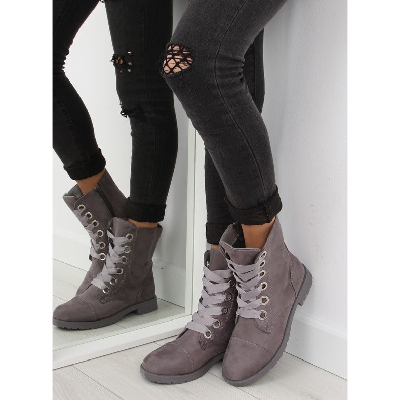 Harmaa AB-8 harmaat työsaappaat 2