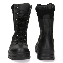 Nahka taktinen vaellus-myśliwskie Pollonus musta 6-0128-001 mufon 1