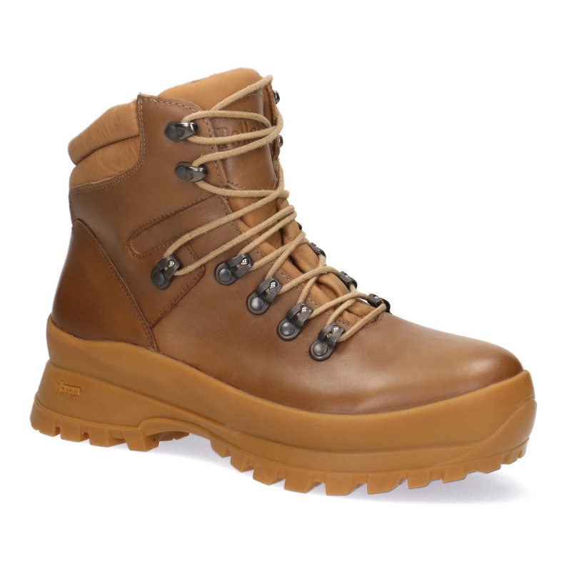 Nahkainen vaellus-myśliwskie Pollonus punainen 6-0126-003 Safari rudy ruskea 1