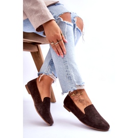 S.Barski Mokkanahkaiset mukavat loaferit Ruskea Giovana 5