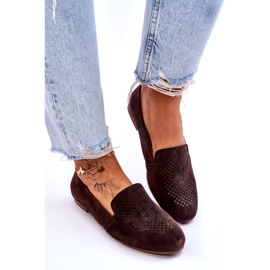 S.Barski Mokkanahkaiset mukavat loaferit Ruskea Giovana 4