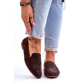 S.Barski Mokkanahkaiset mukavat loaferit Ruskea Giovana 1