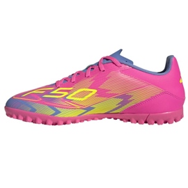 Adidas F50 Club TF 7208 JP7208 jalkapallokengät vaaleanpunainen 1