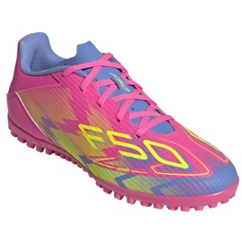 Adidas F50 Club TF 7208 JP7208 jalkapallokengät vaaleanpunainen 3