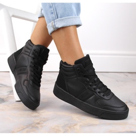 Urheilukengät mustat tennarit Big Star KK274262 1