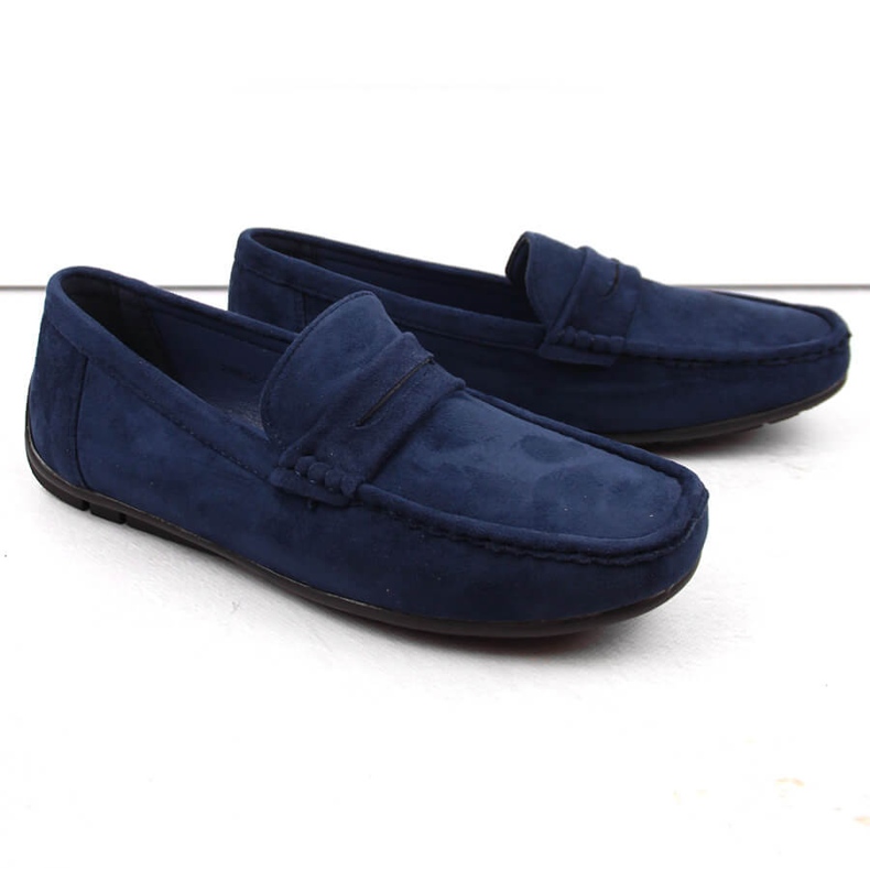News Mokkakengät, miesten slip-on mokasiinit, tummansininen Unisoft 7710 2
