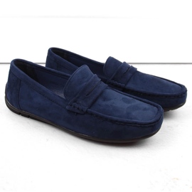 News Mokkakengät, miesten slip-on mokasiinit, tummansininen Unisoft 7710 3