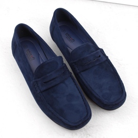 News Mokkakengät, miesten slip-on mokasiinit, tummansininen Unisoft 7710 5