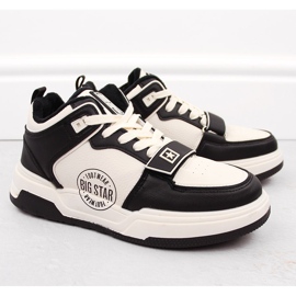 Miesten korkeaeristetyt urheilukengät Big Star OO174557 valkoinen 1