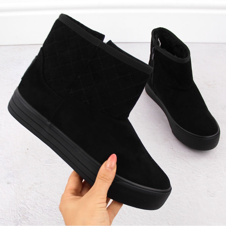 Naisten lumikengät, mukluk, musta Big Star OO274A522 1