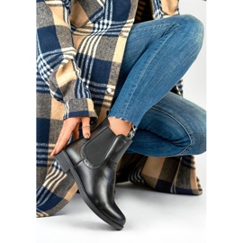 Naisten klassiset eristetyt Chelsea-saappaat, mustat MR-15B 1