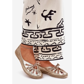 Luonnonahka zazoo 10179 Zlotyss on valmistettu litteistä balleriinista kultainen 1