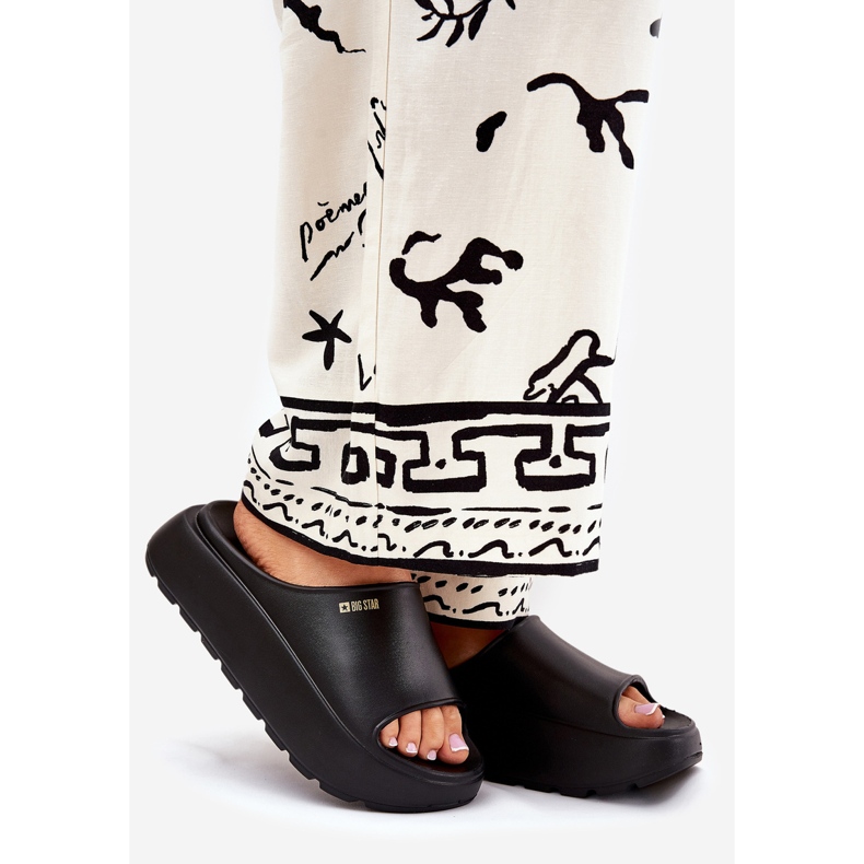 Naisten vaahtomuodot Big Star RR274A567 Black Platformissa musta 1