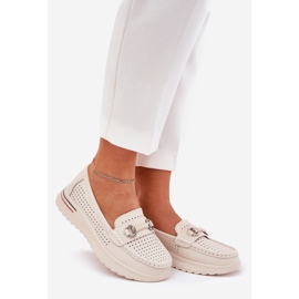 Openwork Vinceza 95331 Natural Ballerinas beige 1