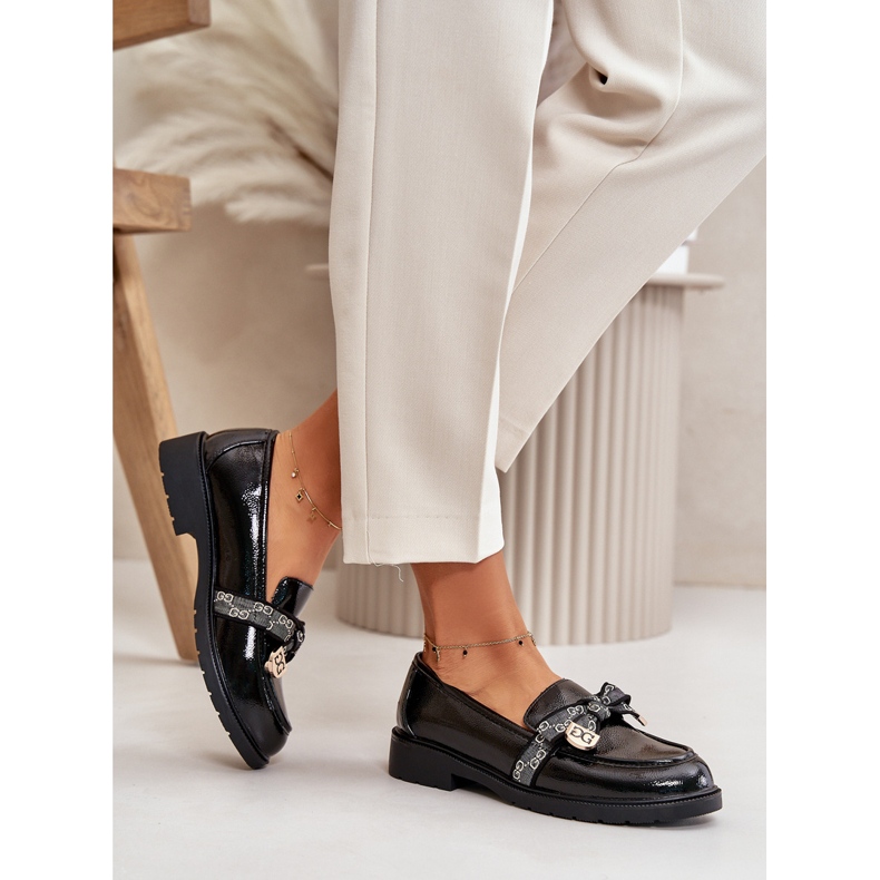 S.Barski Maalattu naisten leipät jousilla S. Barski hy42-331a musta 4