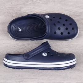 American Club tummansiniset lasten tossut sininen 1