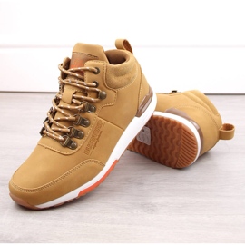 Keltaiset Bustagrip-nahkaiset miesten kengät keltainen 1