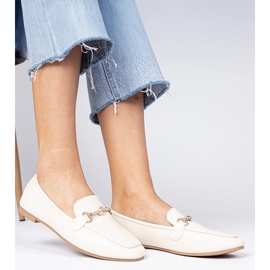 Beige tyylikkäät leipot, joissa on kultainen sisustus ja zirkonit 2