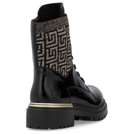 Mukavat, eristetty musta naisten nilkkurit Rieker 72607-00 1