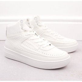 Miesten eristetyt nilkkakorkeat urheilukengät, valkoiset Big Star OO174553 valkoinen 1