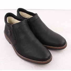 Miesten eristetyt nahkasaappaat, musta, Rieker 15399-00 2