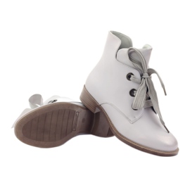 Saappaat Sergio Leone 300 hopea metalli harmaa 3