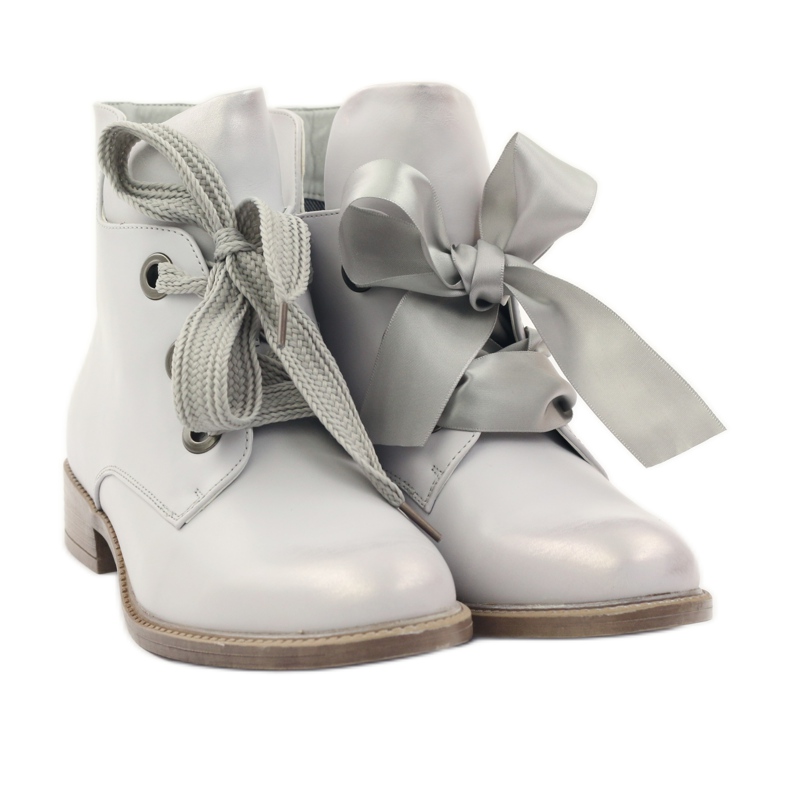 Saappaat Sergio Leone 300 hopea metalli harmaa 4