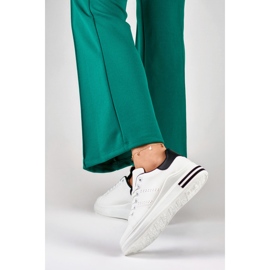 Naisten lenkkarit, valkoiset 85-710W/B valkoinen 2