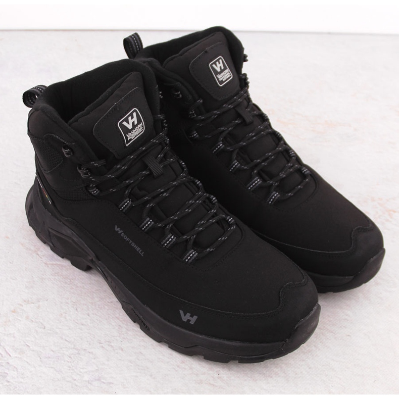 Vedenpitävät miesten vaelluskengät, musta, Vanhorn 99302 2