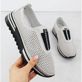 S.Barski Naisten nahkakengät, Openwork Beige S. Barski LR51-672 1