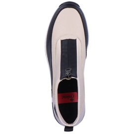 Tennarit naisten nilkkurit beige Rieker N6352-60 2