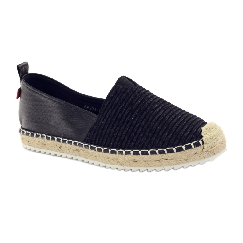 Ballerinat espadrillit Big Star 274196 musta ruskea 1