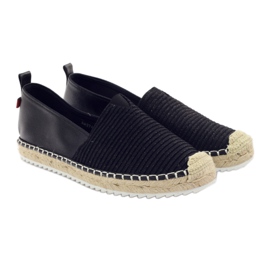 Ballerinat espadrillit Big Star 274196 musta ruskea 4