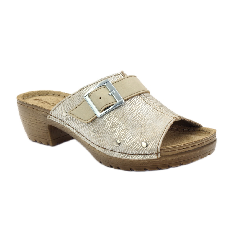 INBLU BL061 hopean beige-solkitossut ruskea harmaa 1