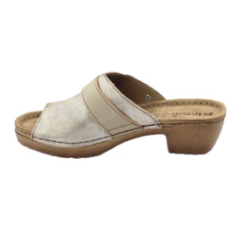 INBLU BL061 hopean beige-solkitossut ruskea harmaa 2