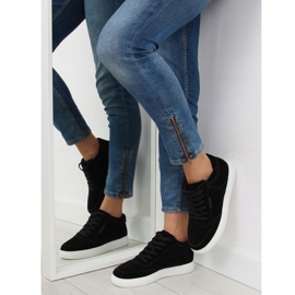 Musta mokkanahkaiset naisten lenkkarit NB171P Musta 2