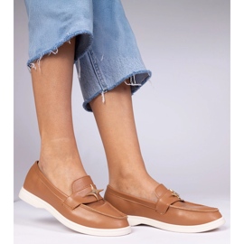 Ruskeat naisten leipät, joissa on kultainen sisustus 1