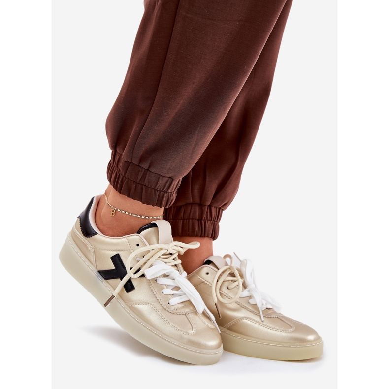 Matala naisten urheilukengät kultaiset kultainen 1