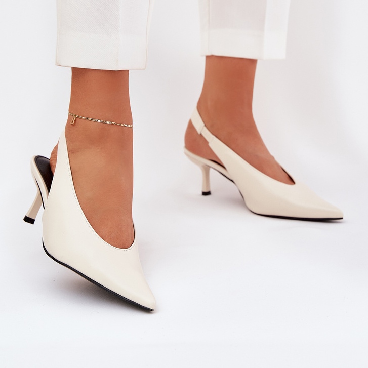 Korkokengät ecru ecru ecrue -ulkona valkoinen 2